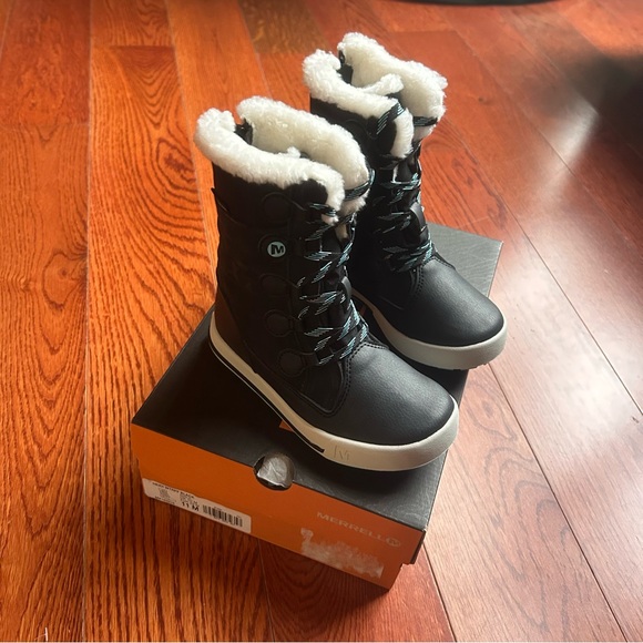 Merrell Other - NWT MERRELL Heidi Waterproof Boot Size 11 Toddler Girl in Black